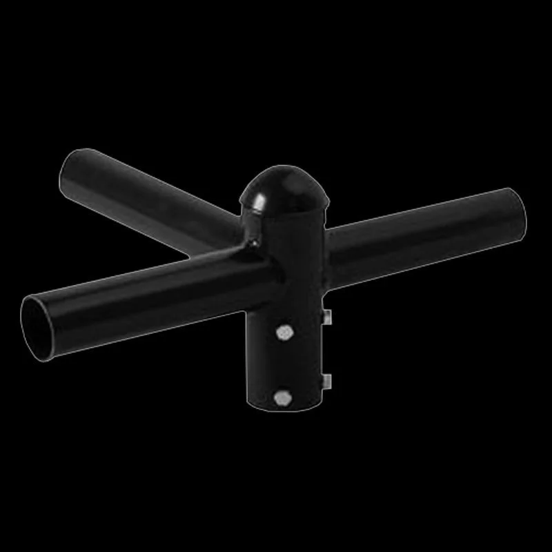 90° Bullhorn Round Pole Tenon Adapter for 3 Fixtures - view 3