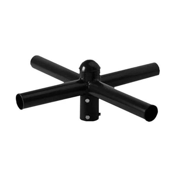 90° Bullhorn Round Pole Tenon Adapter, for 4 Fixtures