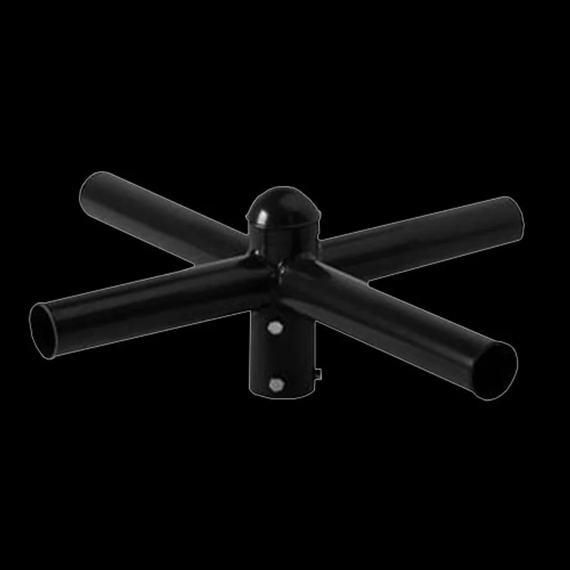 90° Bullhorn Round Pole Tenon Adapter, for 4 Fixtures - view 3