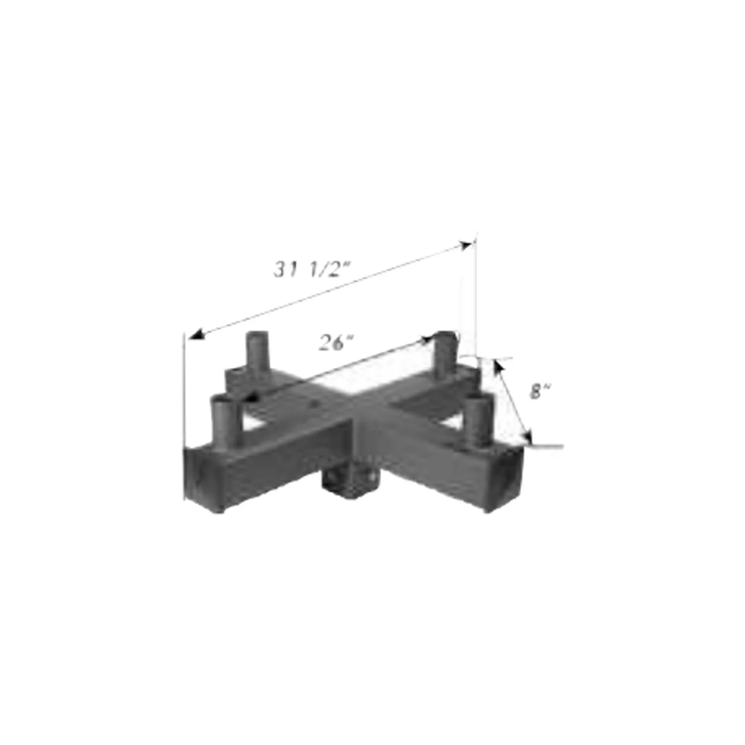 Westgate Manufacturing 90° Quad Square Vertical Tenon - view 2