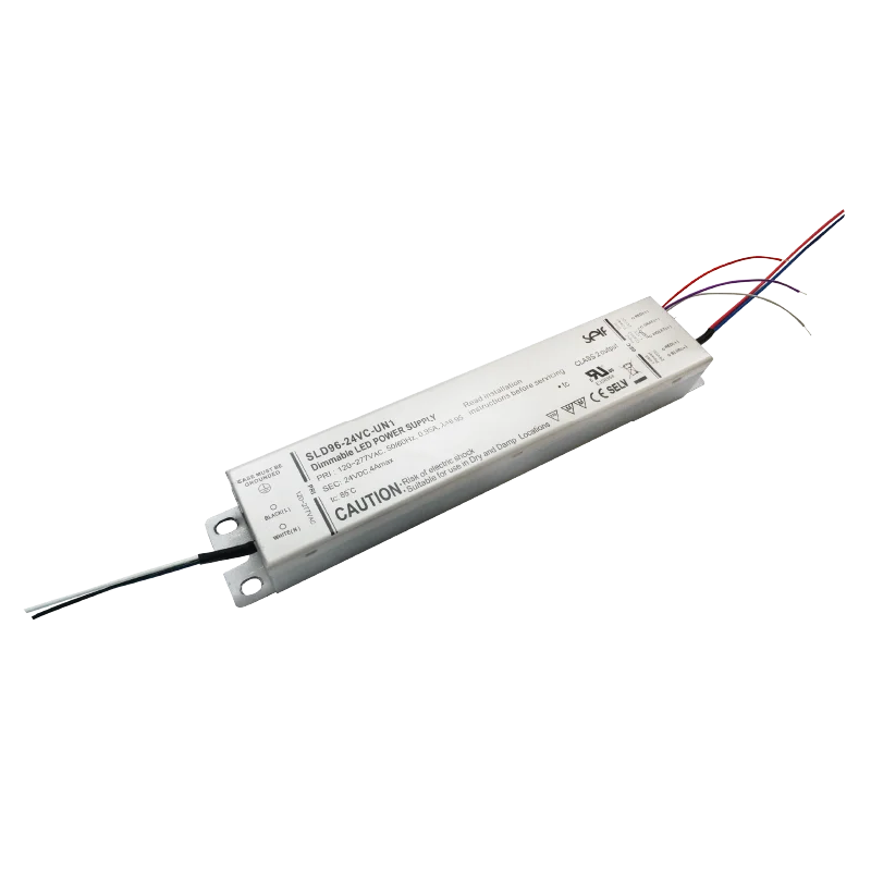 96W, 24V, 17" input and 22" output with bare end wires; 0-10V dimmable (Max 82W)