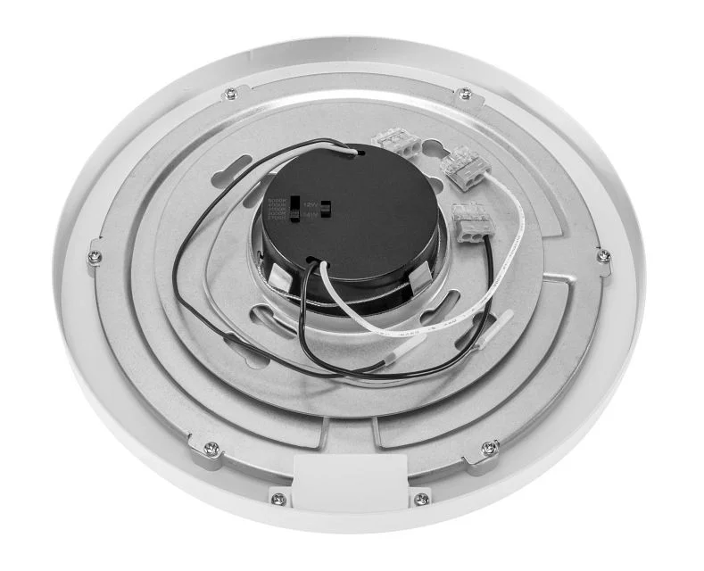 9" Round LED Closet Rated Surface Mount Downlight with Integrated PIR Sensor | Power Select 14 / 12W...