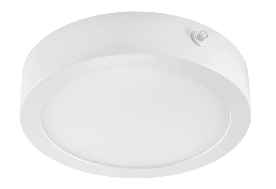 9" Round LED Surface Mount Downlight with Integrated 3W EMRG | 14.5W | Color Select 2700 / 3000 / 3500 / 4000 / 5000K