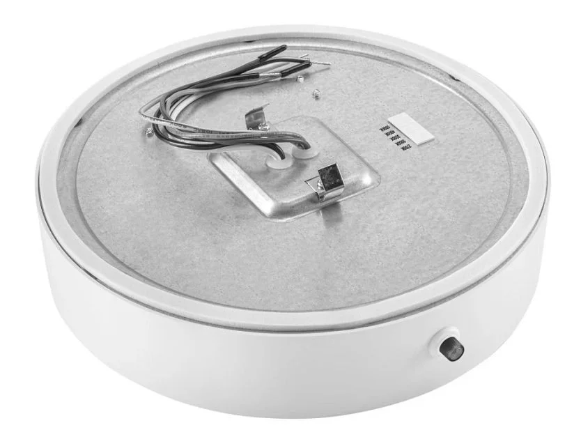9" Round LED Surface Mount Downlight with Integrated 3W EMRG | 14.5W | Color Select 2700 / 3000 / 35...