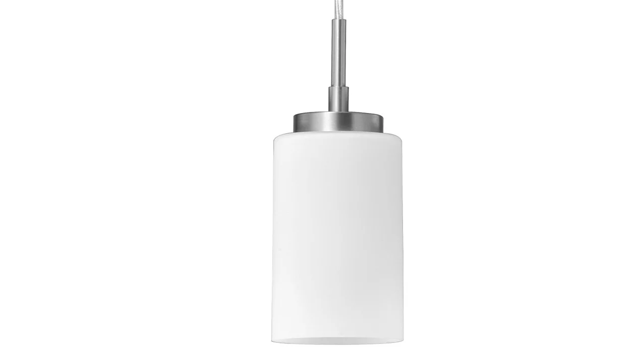 A19 LED Round Shade Pendant Light, 120V, 9W, 3000K, 80 CRI, 800 lumens, E26 A19 LED Lamp Included, Dimmable Triac/ELC...