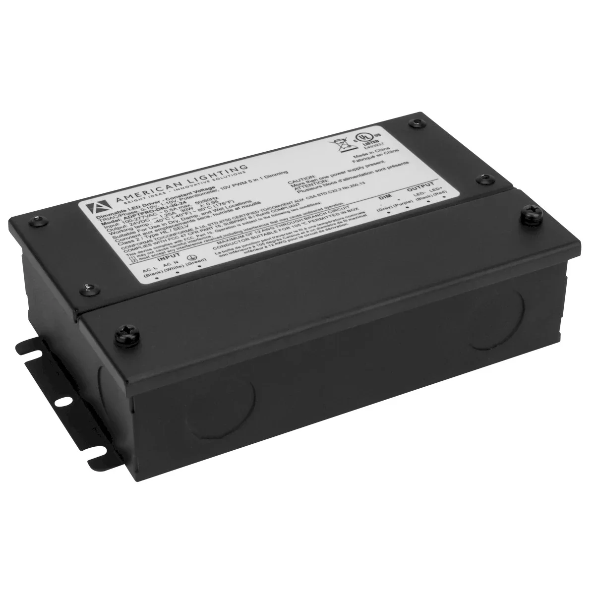 Adaptive Pro 24V - 30W Power Supply, 5-in-1 Dimmable, Class 2