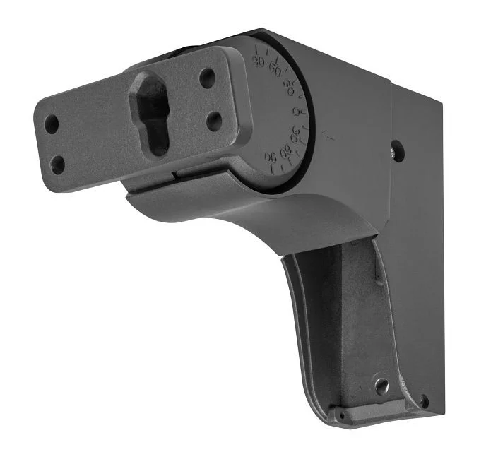 Adjustable pole mount kit | Suitable for round or square poles | Bronze