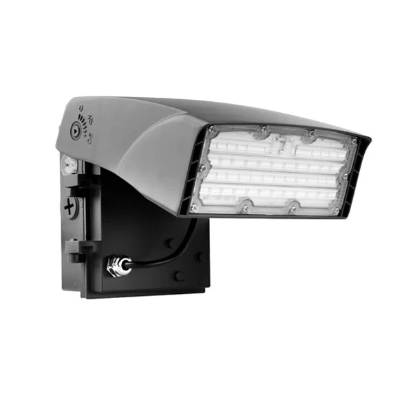15 W Adjustable Wallpack, Photocell - CCT Adjustable