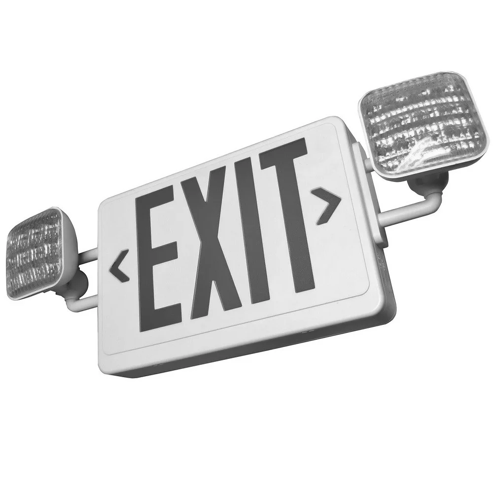All LED Exit & Emergency Combo, 2 Faces