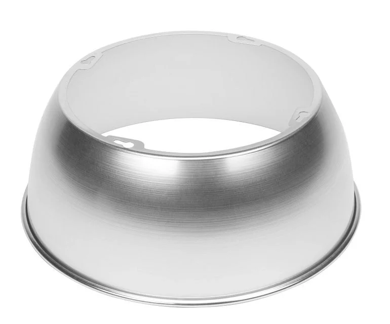 Aluminum reflector kit for 400W KT-RHLED fixtures, 90deg beam angle. Includes dome and hardware