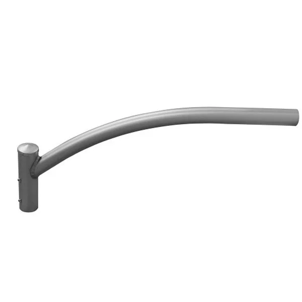 Aluminum Upsweep Top Bracket with Single 4-Foot Arm, Fits over a 2 3/8-inch Tenon