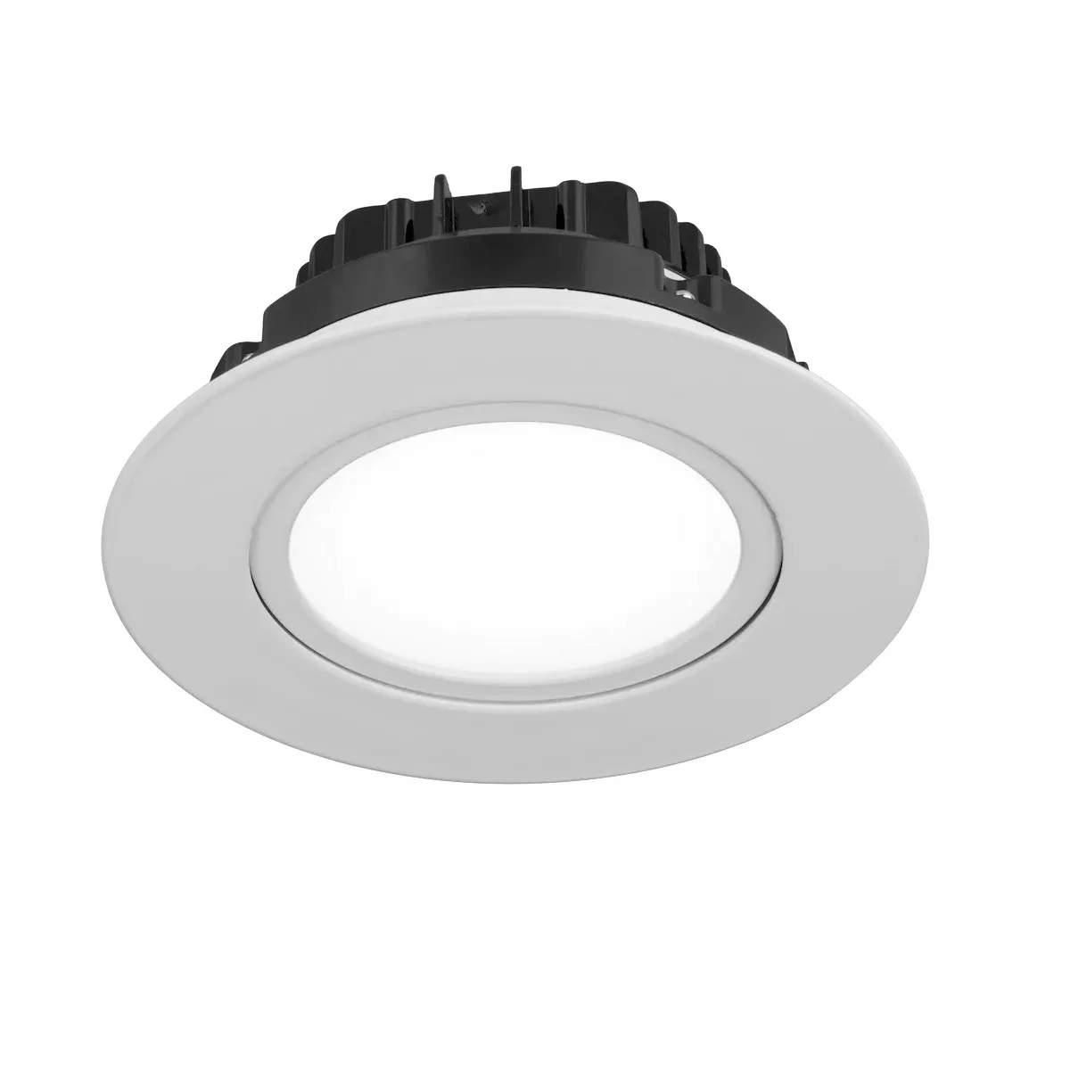 American Lighting DIP 360 Gimbal Downlight, 6", White Finish, 120V, 5CCT, 90 CRI
