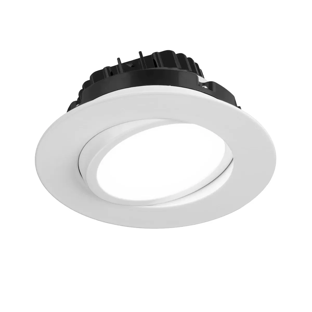 American Lighting DIP 360 Gimbal Downlight, 6", White Finish, 120V, 5CCT, 90 CRI - view 2