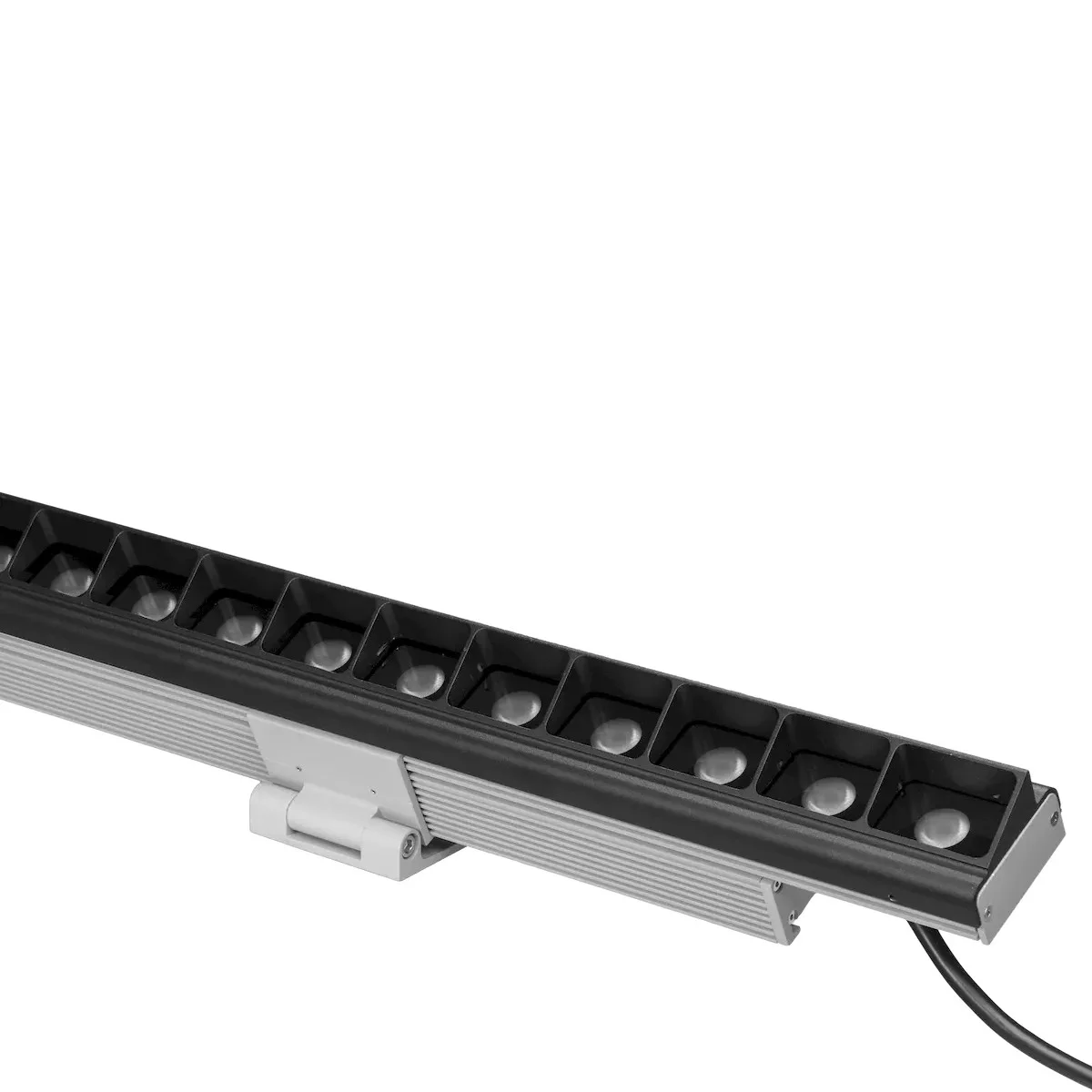 American Lighting Senik Graze Līte Asymmetric Anti-Glare Louver, RGBW, AVSR, 4', Black - view 2