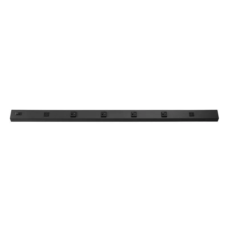 Angled Power Strip, 42 Inch, 4 Receptacles, 2 USB, 20A - view 3