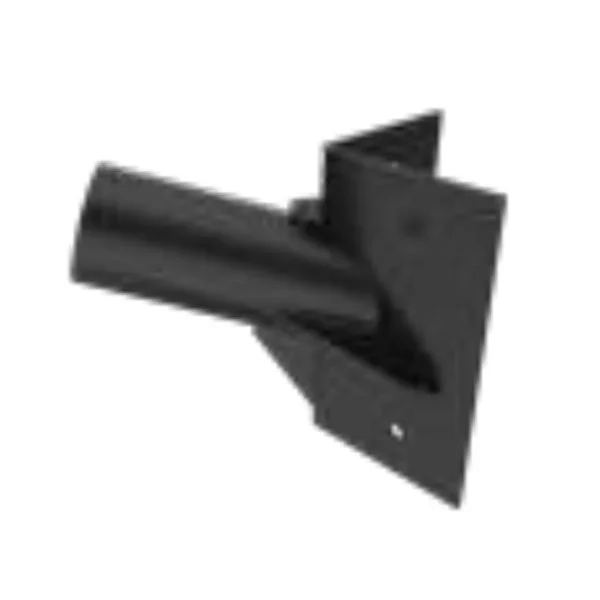 Angled Wall Mount Arm, 2-3/8In Dia., Bronze