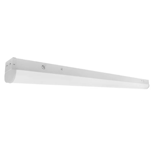 Anniston 4’ Linear Strip Light, 3” Wide, White Finish, 3 Selectable Wattages (30W|40W|50W), 3 Selectable CCT (3500K|4...