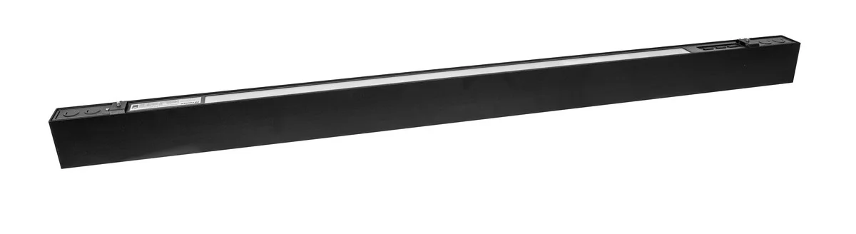 Architectural 4' LED Strip, CCT and Power Selectable, 50W, 6100 Lumens, Dimmable, Black, White