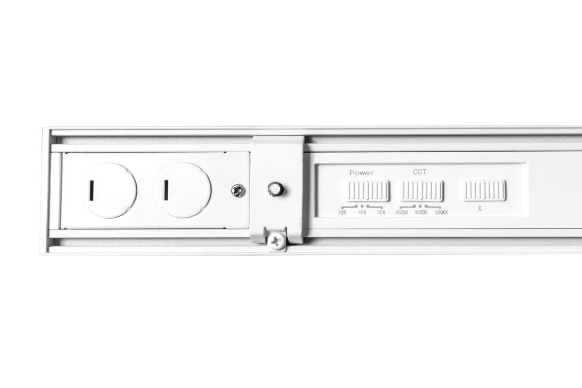 Architectural 4' LED Strip, CCT and Power Selectable, 50W, 6100 Lumens, Dimmable, Black, White - view 5