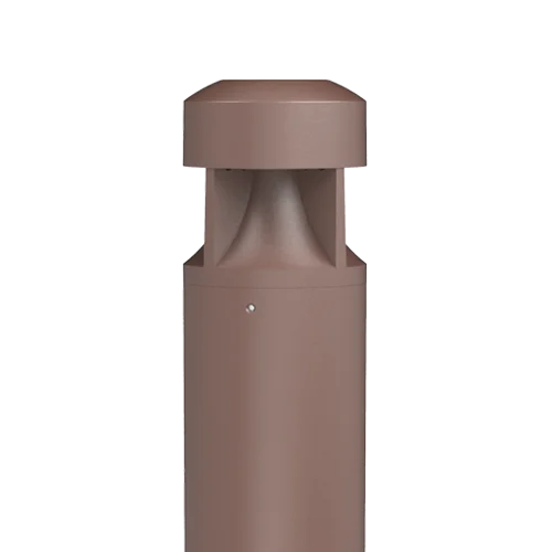 Architectural Bollard, Round, Bevel Top, Column, 3000K/4000K/5000K, 14W/19W/24W