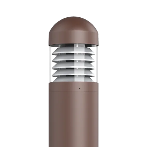 Architectural Bollard, Round, Dome Top, Louvre, 3000K/4000K/5000K, 14W/19W/24W - view 2