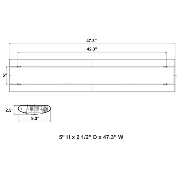 Architectural Suspended Light With Lens - 4FT, 40W, 0-10V Dim, Ul, MCT - view 2