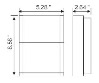Architectural Wall Pack, 9W LED Module, 120V Driver-on -Board - view 2
