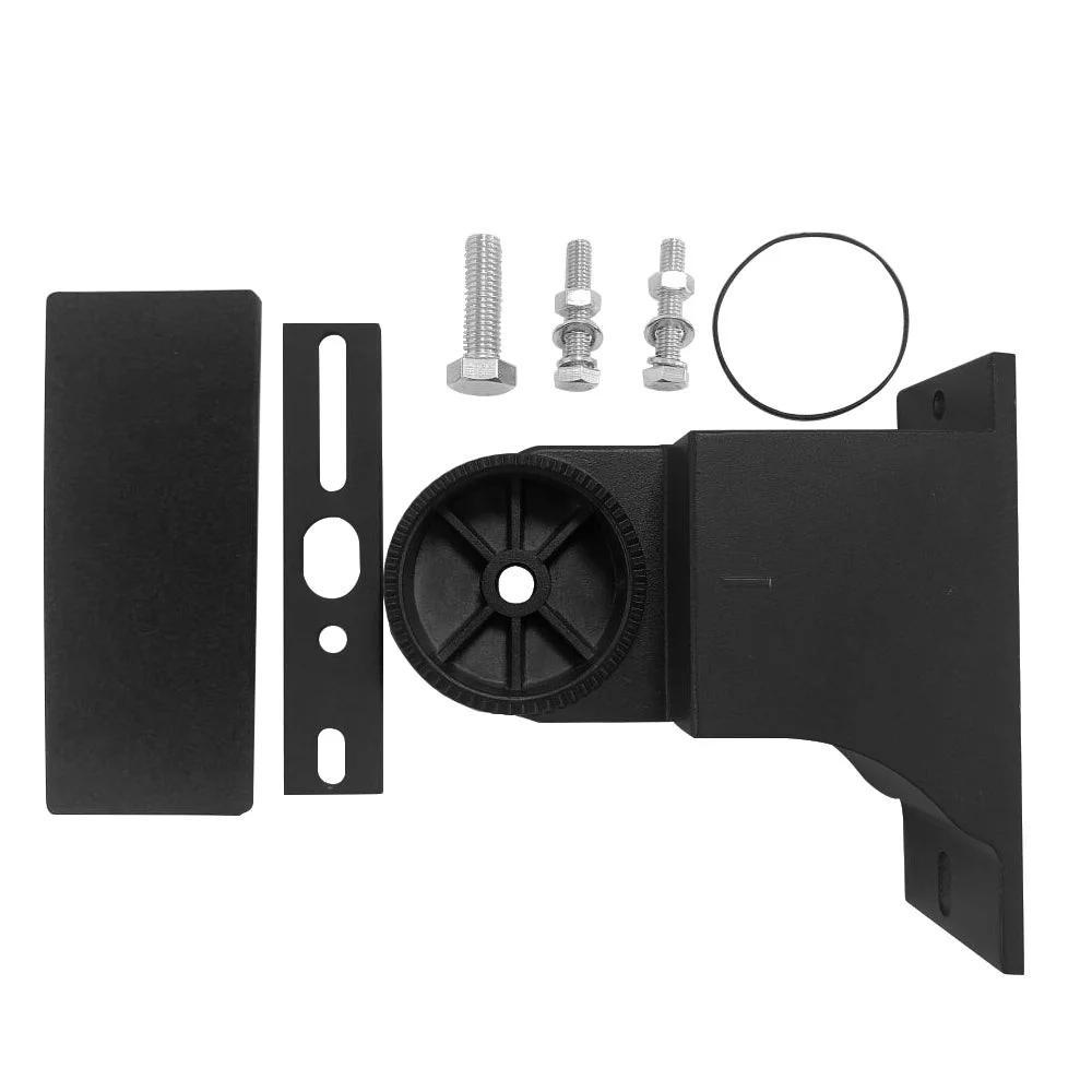 Arm Mount, Mount 4" and 5" Square and Round Poles, Black - view 2
