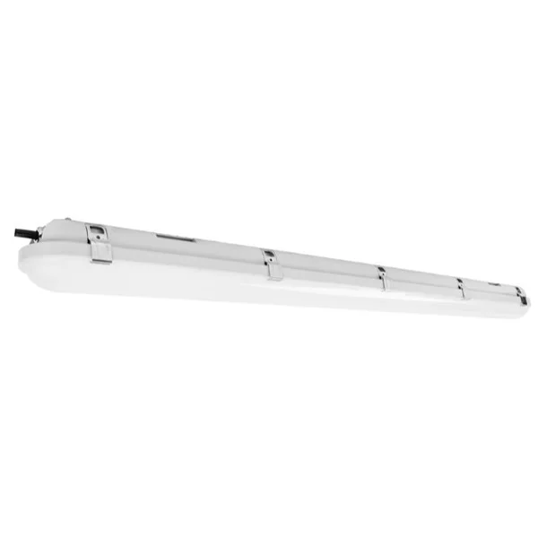 Auburn 4’ Linear Vapor Tight, 4.92” Wide, White, 3 Selectable Wattages (30W/40W/50W), 3 Selectable CCT (3500K/4000K/5...