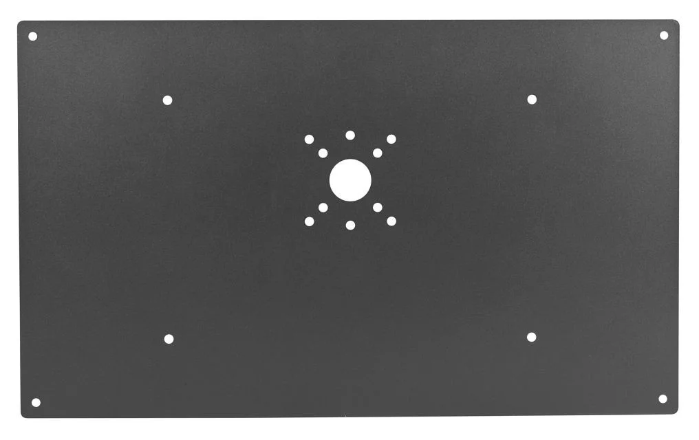 Back Plate for Medium Size Wallpacks, Covers Legacy Style Large HID Housing Dimensions. Standard Bronze Color