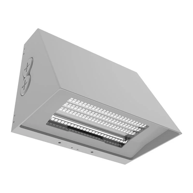 BEAM-ADJ. Wall Pack 40/50/60W 3CCT With Photocell Sil