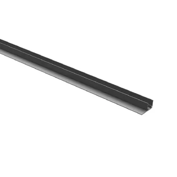 Bendable Rigid Aluminum Channel, 17.3mm W x 21.1mm H, 2m