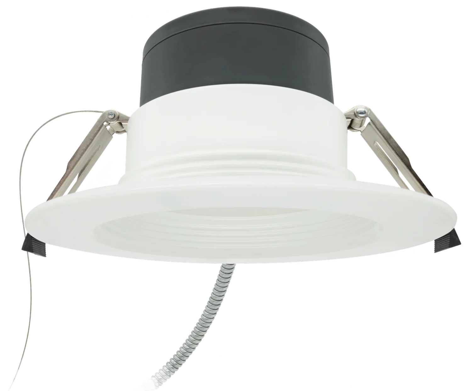 Best Lighting CDR6-2L-LKFS Series, 6" Architectural Round Downlight, Lumen & Kelvin Selectable, White or Specular Whi...