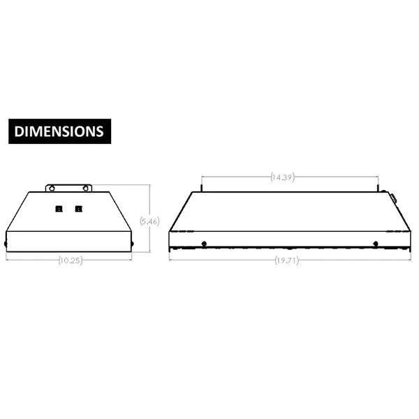 Best Lighting CT141 Series, 600W, Patented Spectrum, 120-277V, 10' Cord & Plug - view 2