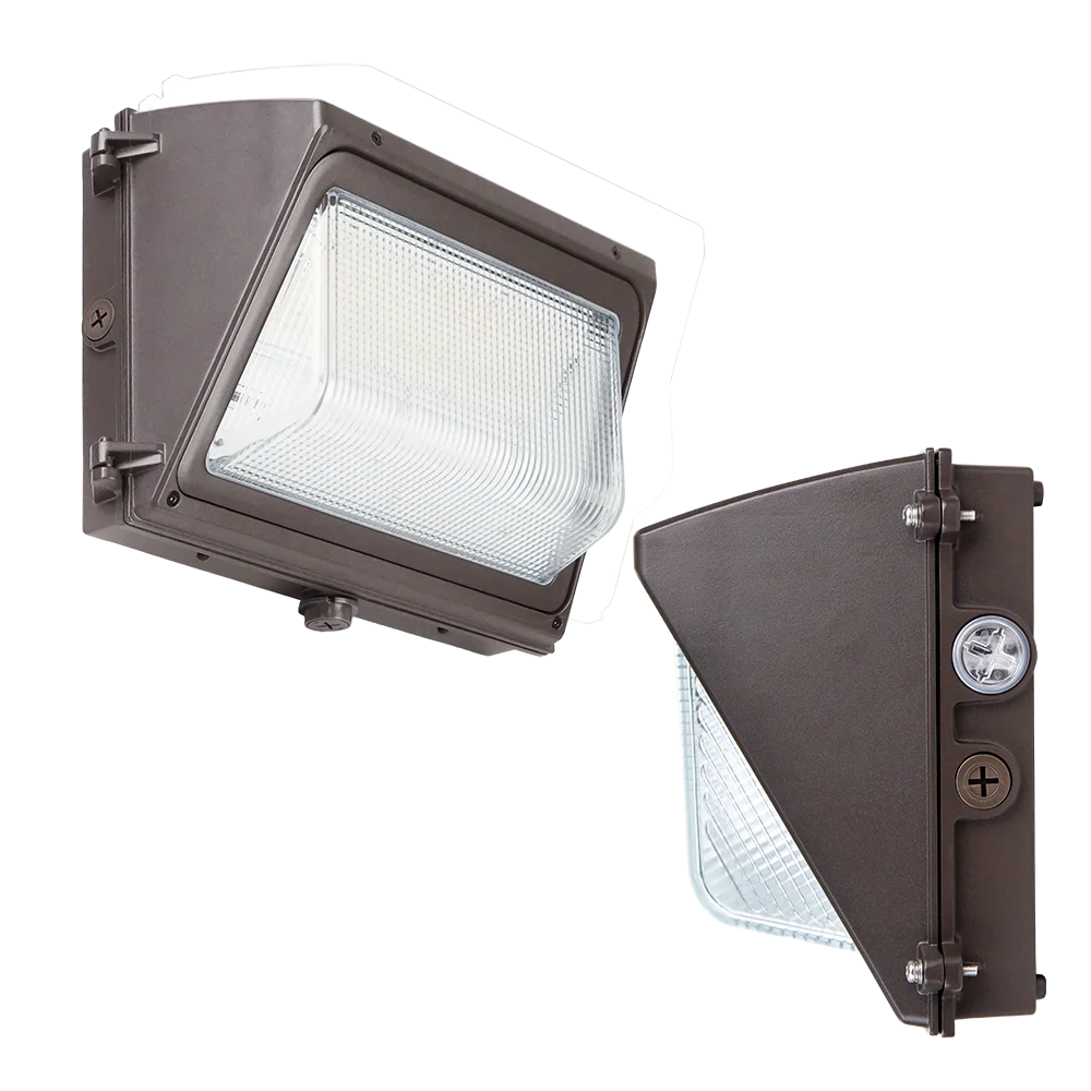 Best Lighting WPTSR-8654L-3CCT Traditional Wall Pack, 4 Output Selectable, 3CCT (3000K|4000K|5000K)