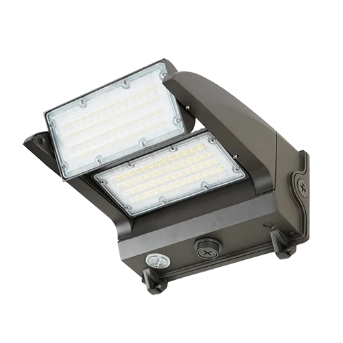 BEST WPRSR Rotatable Wall Pack, 19000/16000/13000/10000 lm, 3000K/4000K/5000K, 120-277V, Bronze, Sensor Ready