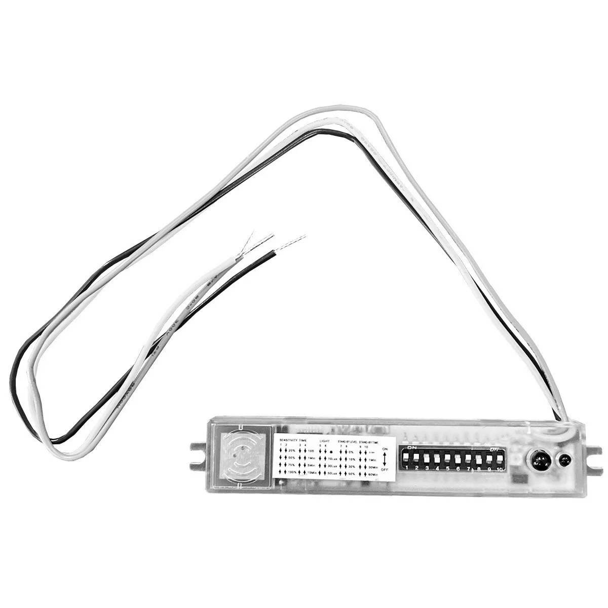 Bi-level Daylight Harvesting Microwave Sensor, Adjustable Control, Quick Ballast Load, Dimming High