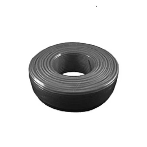 Black 100 Ft. Cord, SJTW 18 AWG 6-CONDUCT ( WH/BK/GN/PU/GY + RED for Emergency