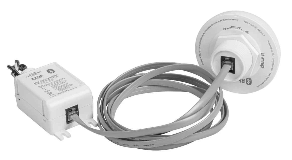 Bluetooth Mesh Wireless Fixture Controller for SmartLoop System with remote mountable daylight and P...