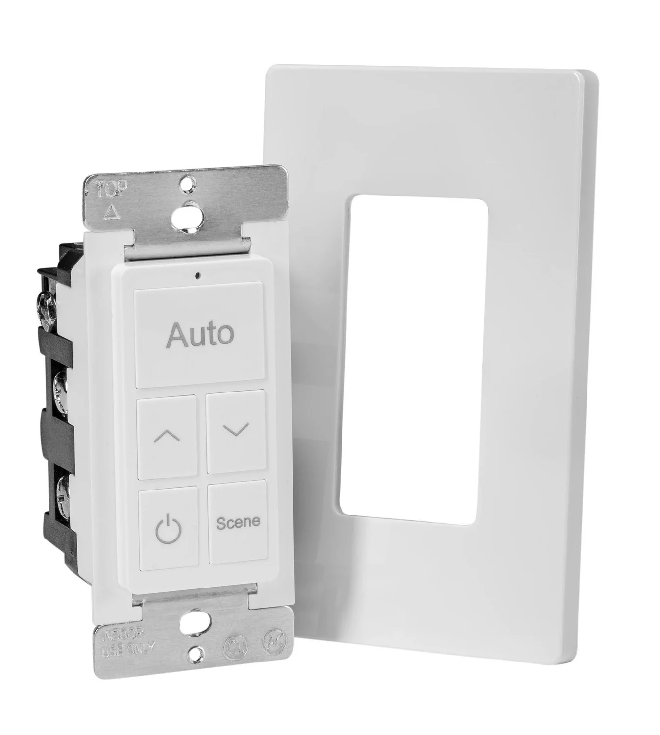 Bluetooth Mesh Wireless Hardwired Keypad Switch for Smartloop System. Single Gang Wall Box Size. 120-277V