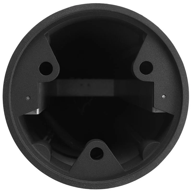 Bollard 42in Round Flat Top Louver Clear Lens Adj. 12-22W 30/40/50K, Bronze - view 2