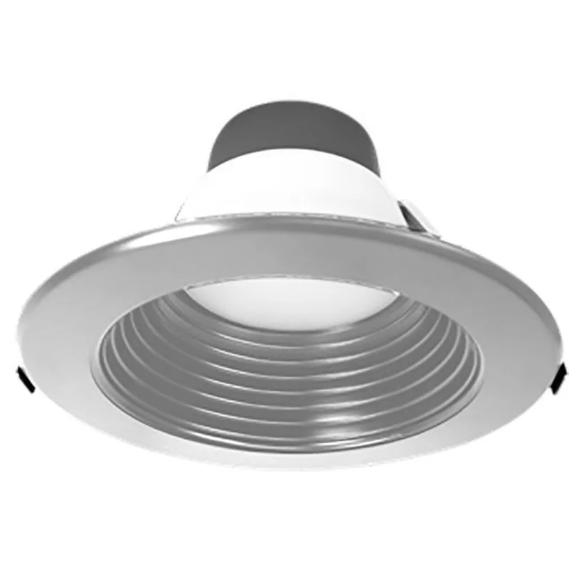 10-Inch Commercial Recess Light Brushed Nickel Trim + Ring Set