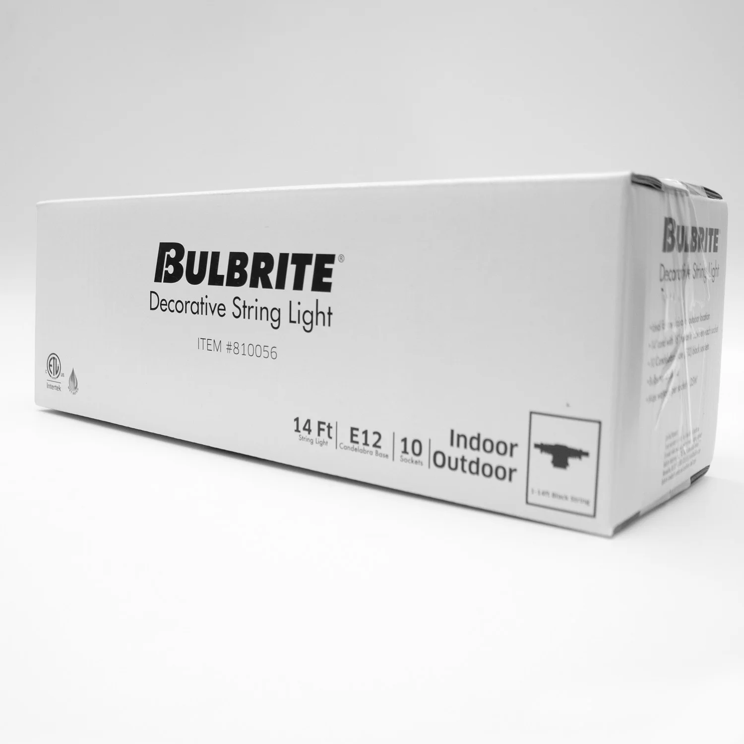 Bulbrite 14-Foot String Light Kit With Amber Fiesta F10 Incandescent Lamps Included - view 2