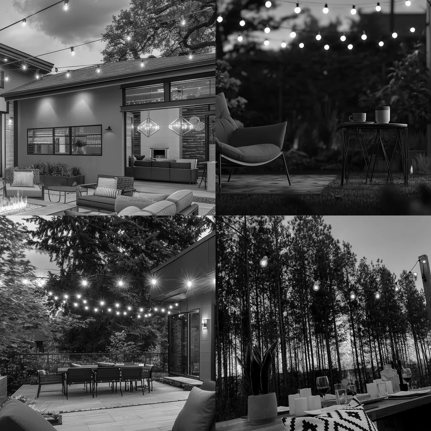 Bulbrite 14-Foot String Light Kit With Clear Shatter Resistant Vintage Style S14 LED Lamps Included - view 4