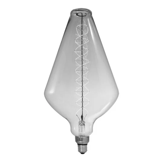 Bulbrite Grand Nostalgic Collection 60 W Dimmable Diamond Shape Oversized Decorative Incandescent Light Bulb With Med...