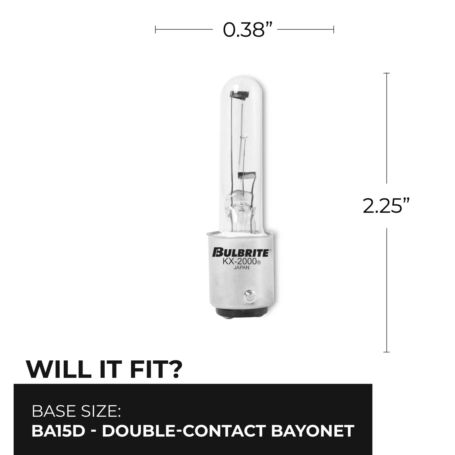 Bulbrite Krypton/Xenon 40 W T3 Light Bulb, 2700K (Warm White Light) - view 6