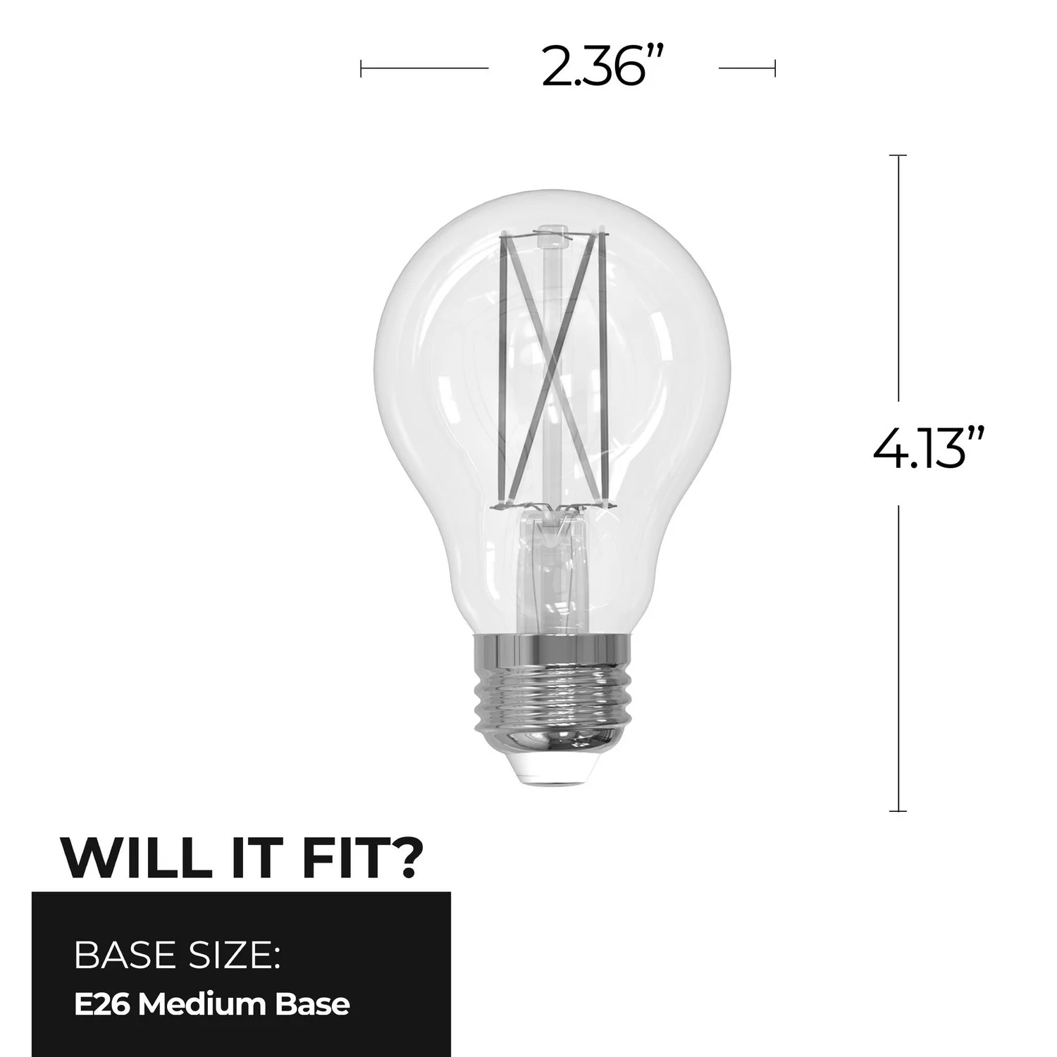 Bulbrite LED 14 W A19 Light Bulb With Medium Screw (E26) Base - view 11