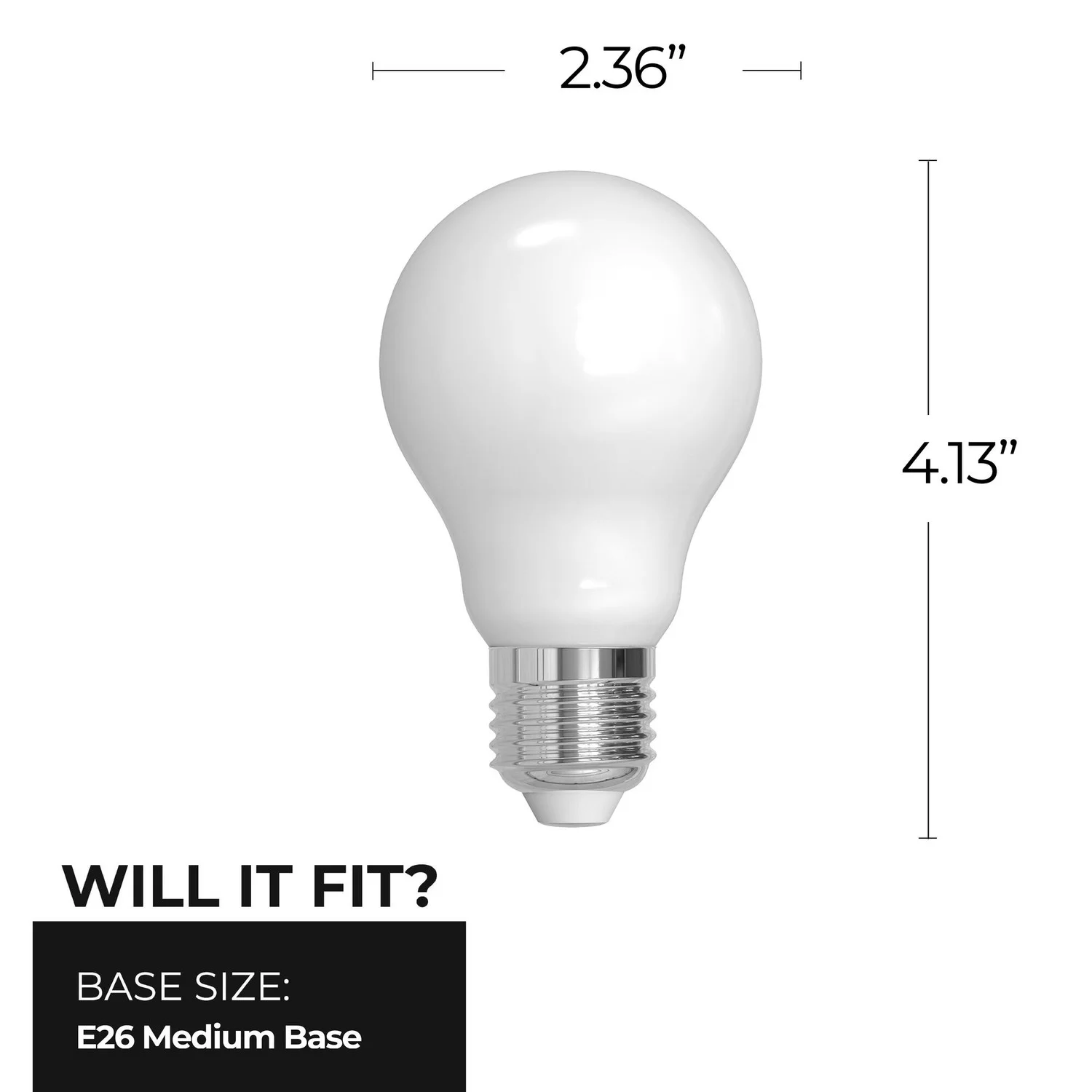 Bulbrite LED 14 W A19 Light Bulb With Medium Screw (E26) Base - view 13