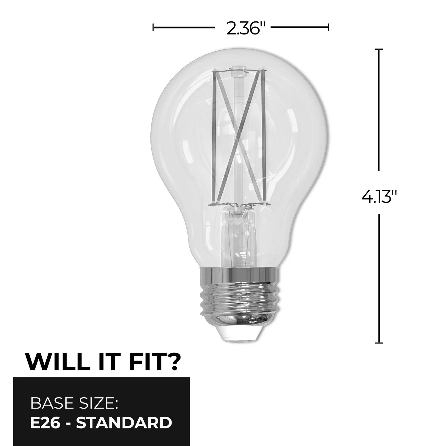 Bulbrite LED 14 W A19 Light Bulb With Medium Screw (E26) Base - view 3