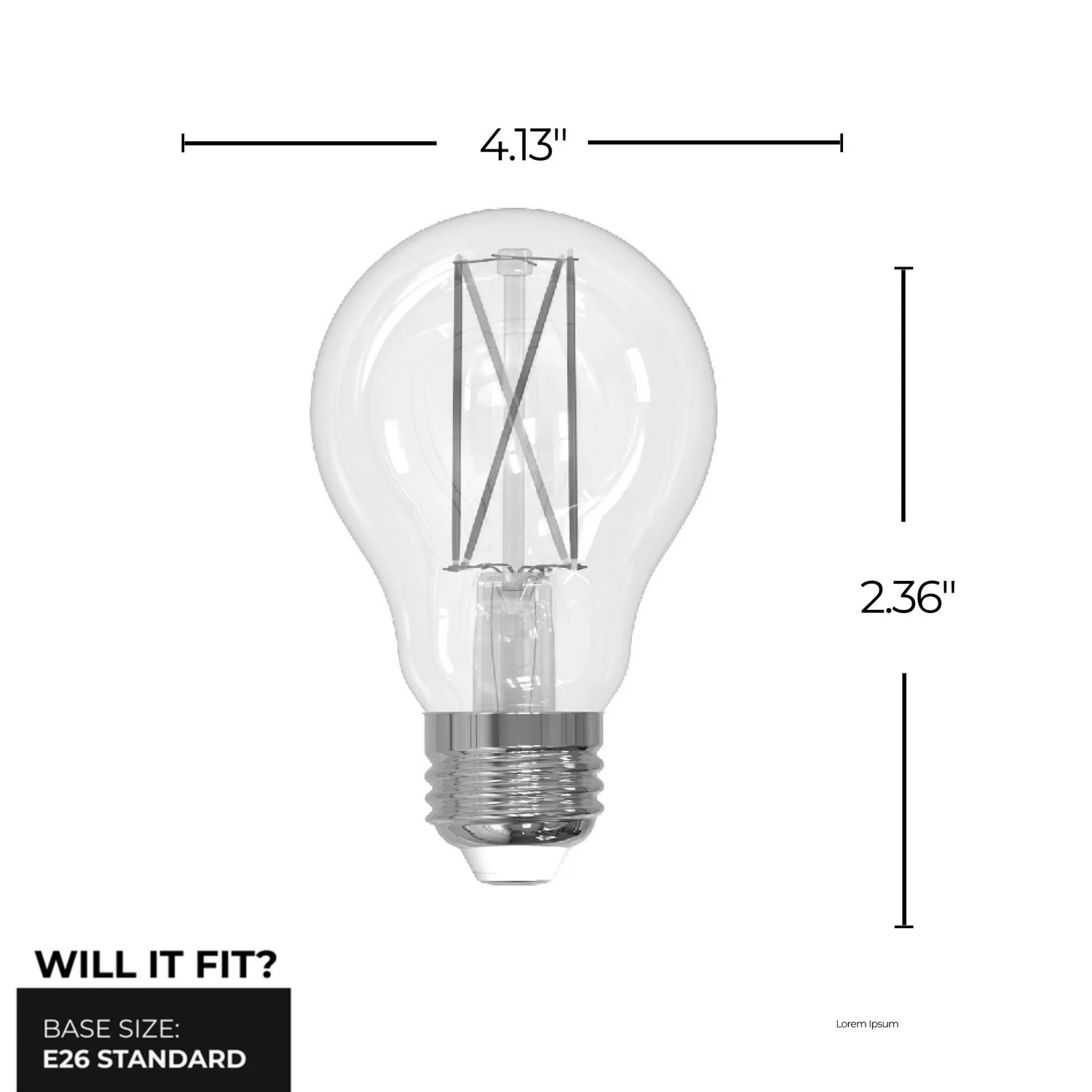 Bulbrite LED 14 W A19 Light Bulb With Medium Screw (E26) Base - view 8